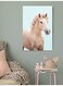 Cute Horse Wall Art Multicolour 40x60cm