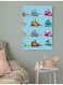 Sneakers Colorful Wall Art Painting Multicolour 40x60cm