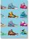 Sneakers Colorful Wall Art Painting Multicolour 40x60cm