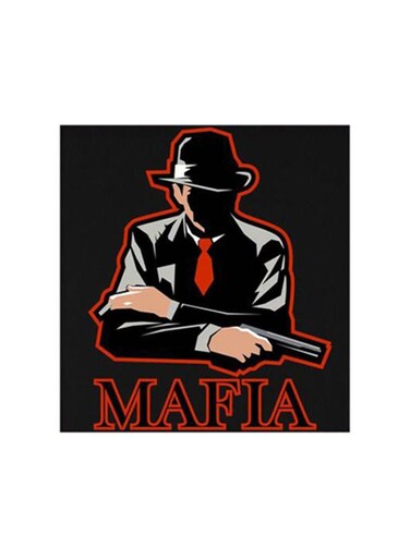Mafia MDF Wall Art Multicolour 30x30centimeter