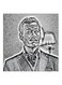 Johnny Depp MDF Wall Art Black/White