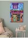 Funky House Wall Art Multicolour 40x60cm