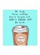 Coffee Themed MDF Wall Art Blue/Brown/Black 30x0.5x30cm