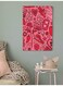 Icons Pink Wall Art Multicolour 40x60cm