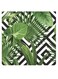 Plant Themed Wall Art Green/Black/White 30x30cm