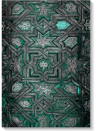 Engraving Wall Art Multicolour 40x60cm