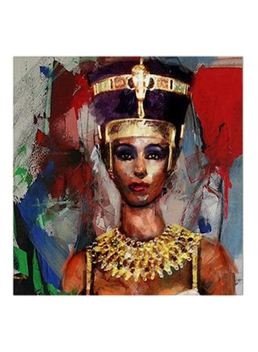 Nefertiti Abstract MDF Wall Art Multicolour