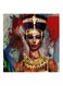 Nefertiti Abstract MDF Wall Art Multicolour