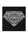 Diamond MDF Wall Art Multicolour 30x30cm