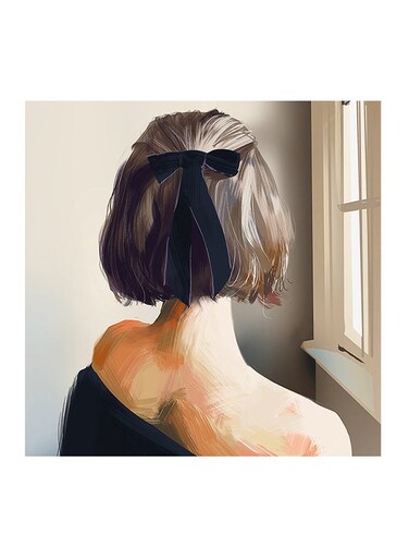 The Woman MDF Wall Art Multicolour 30 X 30cm