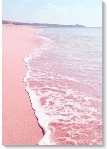 Beach Wall Art multicolour 40x60cm