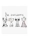 Be Awesome MDF Wall Art White/Black