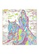 Women With Horse MDF Wall Art Multicolour 30x30centimeter