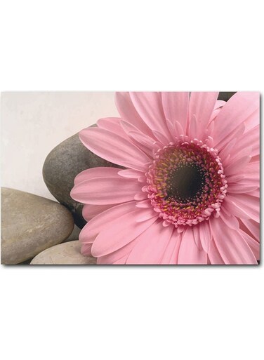 Flower Printed Wall Art Multicolour 40x60cm