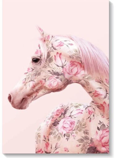 Horse Wall Art Multicolour 40x60cm
