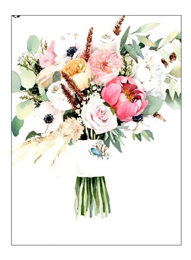 Printed Decorative Wall Art Plate Multicolour 20cm