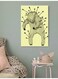 Bear Wall Art Multicolour 40x60cm