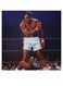 Boxer Muhammad Ali Themed Decorative Wall Art Blue/Brown/White 30x30cm