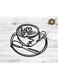 Wall Art Black 20cm