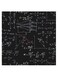 Maths Lovers Themed Wall Art Black/White/Red 30x30cm