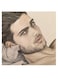 Handsome Man Themed Wall Art Beige/Grey/Black 30x30cm
