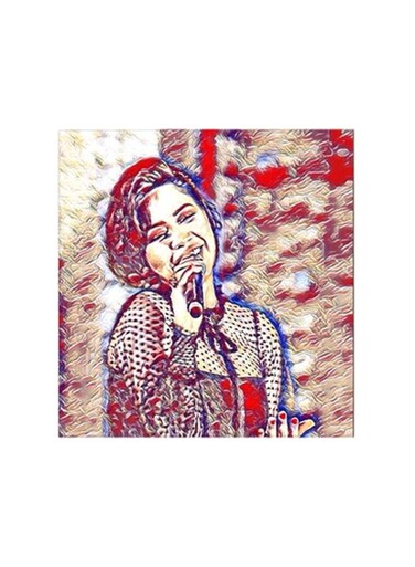 Sherine MDF Wall Art Multicolour 30x30centimeter