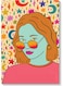 Cool Woman Wall Art Multicolour 40x60cm