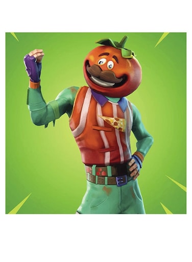 Fortnite Character Themed Decorative Wall Art Green/Orange/Black 30x30cm
