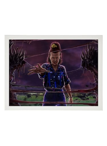 Stranger Things Wallpaper Wall Art Poster Frame 21x30 cm