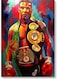 Mike Tyson Boxer Wall Art Multicolour 40x60cm