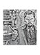 Leonardo DiCaprio MDF Wall Art Multicolour 30x30cm