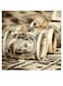 Dollars Themed Printed MDF Wall Art Beige/Gray/Black 30x30cm
