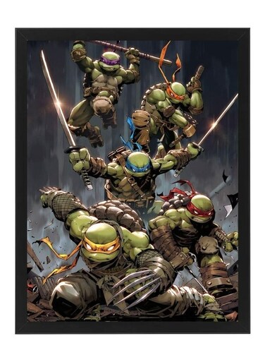 Digital Wall Art Poster Frame Teenage Mutant Ninja Turtles 30X40 cm