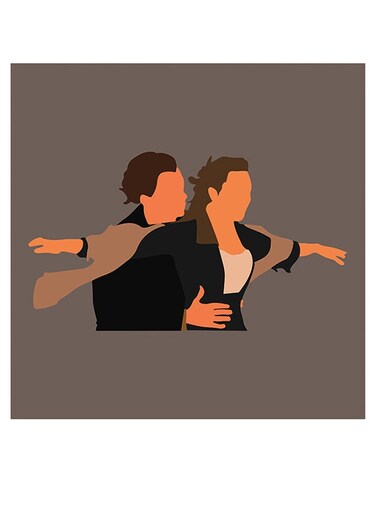 Titanic Themed Wall Art Brown/Beige/Grey
