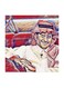 Nasser Al Qasabi MDF Wall Art Multicolour 30x30centimeter