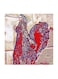 Ahlam MDF Wall Art Multicolour 30x30cm
