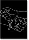 Decorative Wall Art Painting Black/White 40 x 60cm