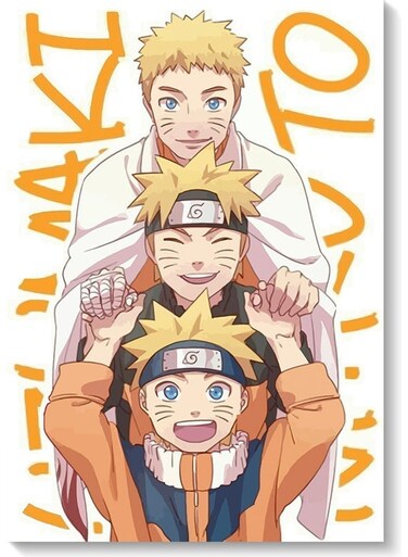 Naruto Anime Wall Art multicolour 40x60cm