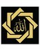 Islamic Art Allah MDF Wall Art multicolour 30x30cm