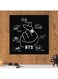 BTS Squad's Signatures Wall Art Painting Black/White 30 x 30centimeter