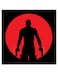 Bloodshot Movie Themed Printed MDF Wall Art Black/Red 30x30cm