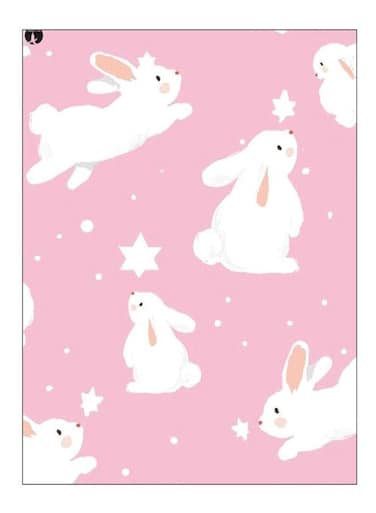 Printed Decorative Wall Art Plate White/Pink 20cm