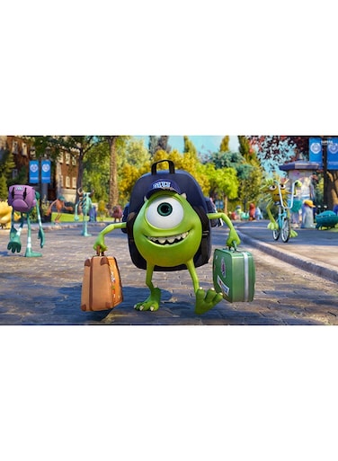 Mike In Monsters University Wall Art Canvas Print Multicolour 50x28x3.5cm