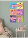 Pink Panther Themed Wall Art Painting Multicolour 40x60cm