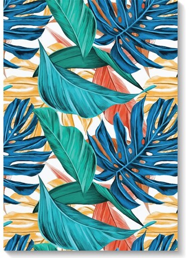 Tree Leaves Themed Wall Art Painting Multicolour 40x60cm