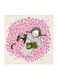 Girl Among The Roses Mdf Wall Art Multicolour 30x30cm
