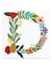 Alphabet D Themed Wall Art Red/Blue/Yellow 30x30cm