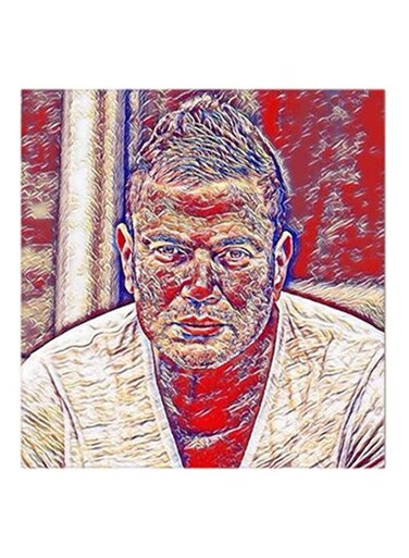 Amr Diab MDF Wall Art Multicolour