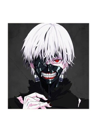 Tokyo Ghoul Anime MDF Wall Art Multicolour 30x30centimeter