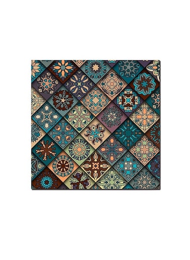 Mandala Art Wall Art Painting Multicolour 30 x 30centimeter